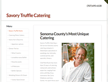Tablet Screenshot of cateringservicessonoma.com